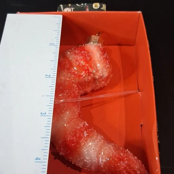 JOHN DERIAN for Target SHRIMP 4" Glass Ornament Christmas Holiday 2025 NEW  Box - Picture 4 of 4